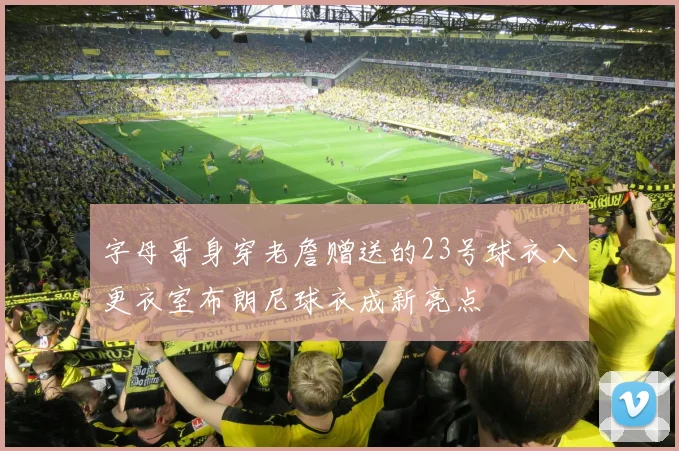 字母哥身穿老詹赠送的23号球衣入更衣室布朗尼球衣成新亮点